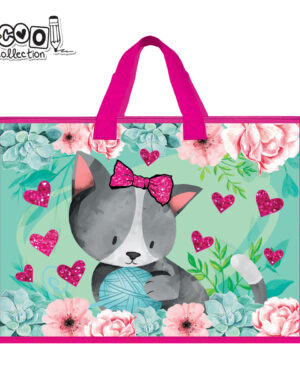 ТОРБА ЗА БЛОК 5, ПРЕМИУМ, 340*475, KITTY