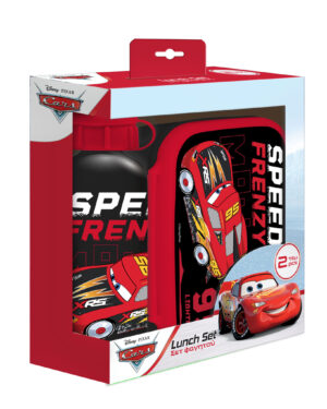 Кутија за храна и шише за вода, сет, Disney, Pixar Cars