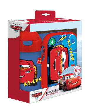 Кутија за храна и шише за вода, сет, Disney, Pixar Cars