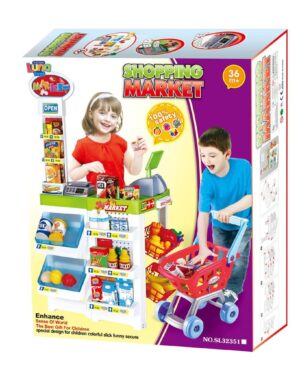 Играчка кујнски сет + количка, 87