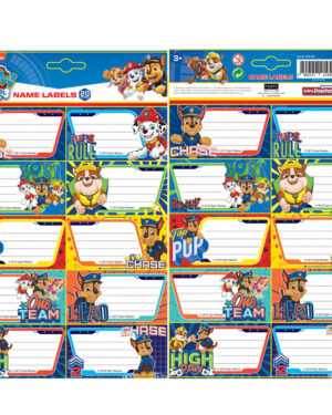Налепници за име, Paw patrol