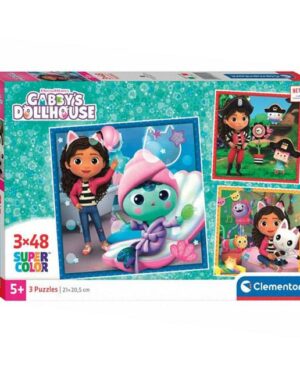 Сложувалка Gabby Doll, 3х48 парчиња