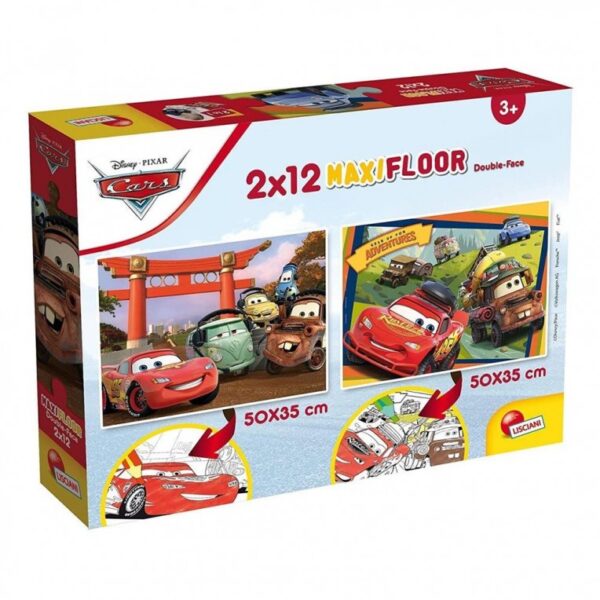Сложувалка Cars, 2x12 парчиња
