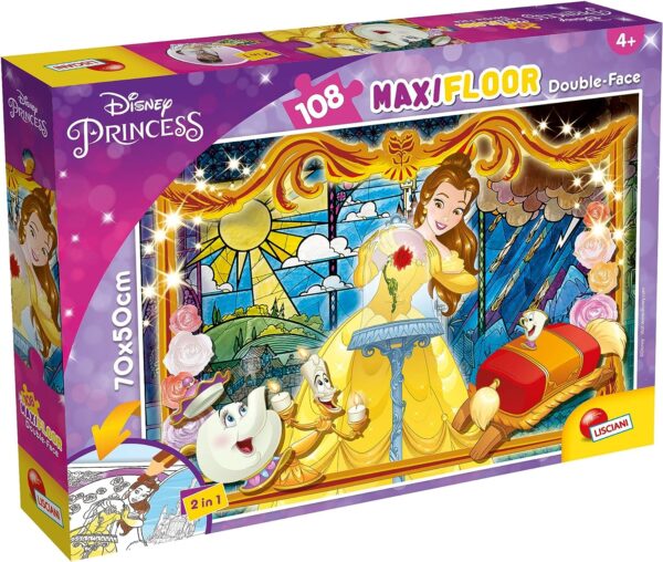 Сложувалка Beauty and The Beast, 108 парчиња, 70x50