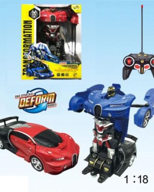 Играчка автомобил  трансформери 1:18 R/C,