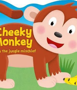 Сликовница Cheeky Monkey - книга во форма на мајмунче