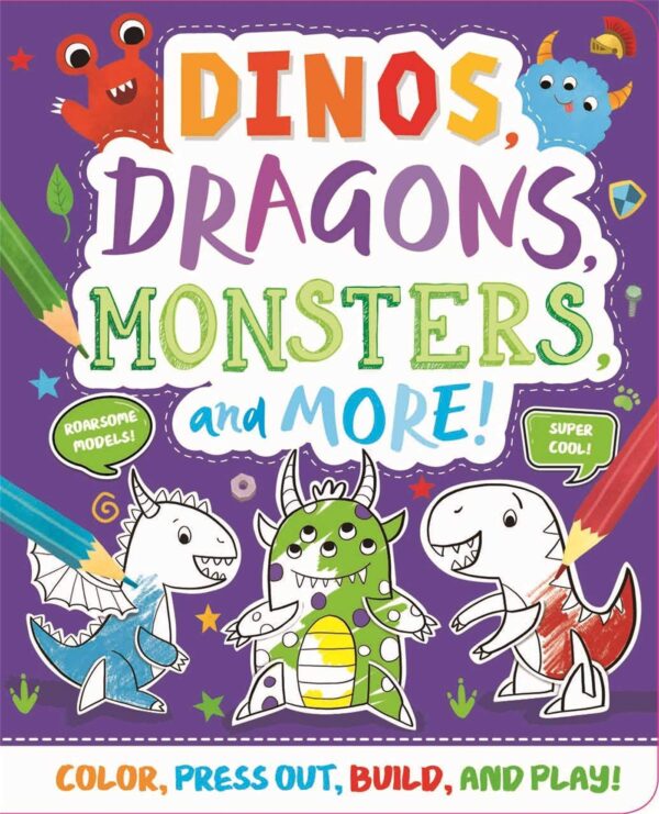 Книга-сет за 3Д модели Dragons, Dinosaurs, Monsters and More