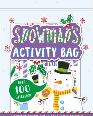 Sticker Colouring Grab Bag Snowman's Activity Bag