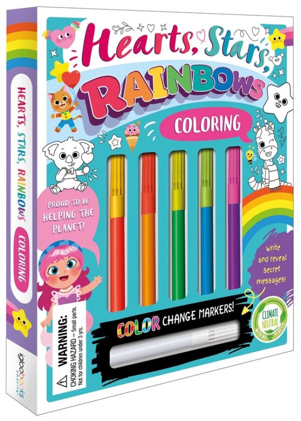 Боенка Hearts, Stars, Rainbows Colouring