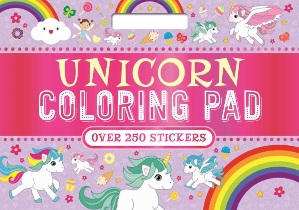 A3 боенка Unicorn Colouring Pad