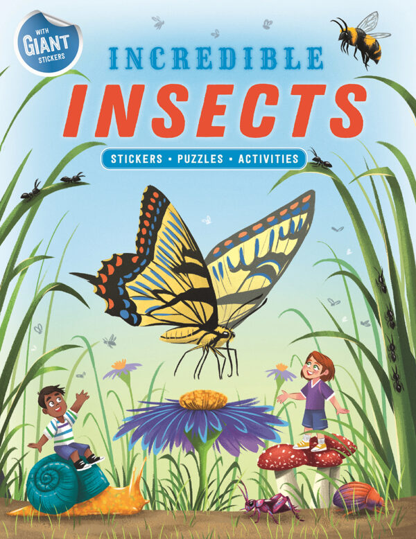 Сликовница со стикери Incredible Insects