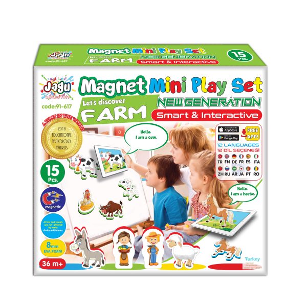 ИГРАЧКА СЕТ ЗА ФАРМА, СО АУГМЕНТИРАНА РЕАЛНОСТ