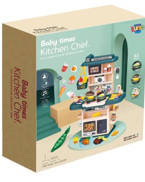 Играчка кујнски сет + количка, 87