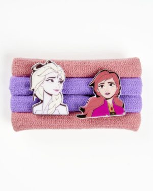 Стегач за коса-еластичен сет од 4, Frozen II