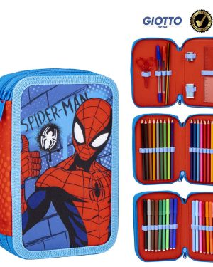 Етуа со училиштен прибор Spiderman