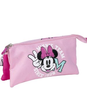 Футрола за училиштен прибор, тројна, Minnie