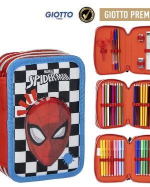 Етуа со училиштен прибор, тројна, Spiderman
