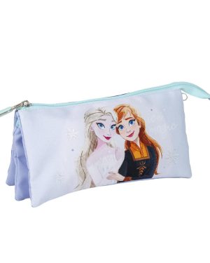 Футрола за училиштен прибор, тројна, Frozen