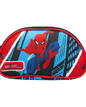 Футрола за училиштен прибор, дводелна, полна, Spiderman