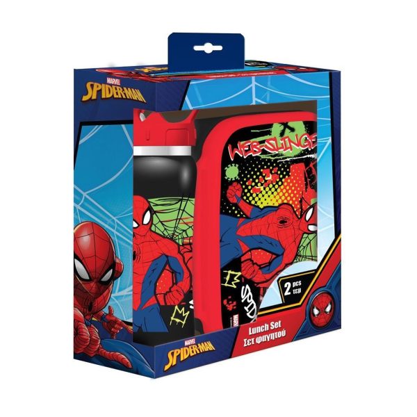 Кутија за храна+шише за вода, Spiderman