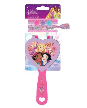 Четка за коса со огледало и додатоци Princess