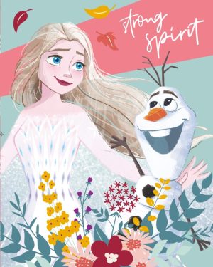 Tетратка A4 без линии премиум - Frozen