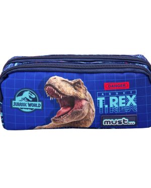 Футрола за училиштен прибор, двојна, Jurassic World