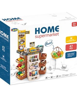 Играчка супермаркет, 47 парчиња, со звук и светло