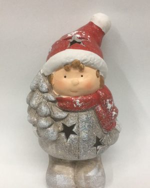 Украс новогодишен, керамички 18,5см.