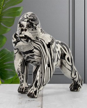 Украсна фигура горила, графити