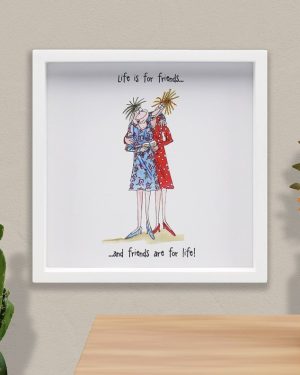 Украс цртеж LIFE IS FOR FRIENDS