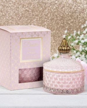 Свеќа мирисна во стаклен сад, Peony & Blush