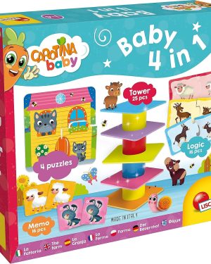 Едукативна игра Carotina Baby, 4 во 1