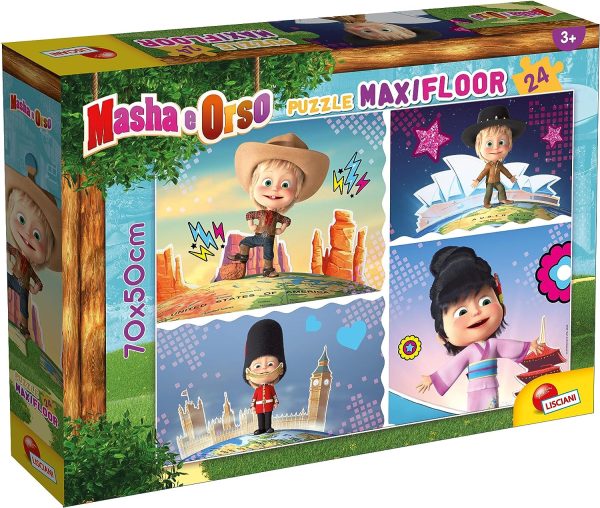 Сложувалка Masha, 24 парчиња, 70x50 см.