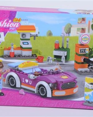 ИГРАЧКА КОЦКИ ЗА СЛОЖУВАЊЕ 180ПАР. БЕНЗИСКА СТАНИЦА
