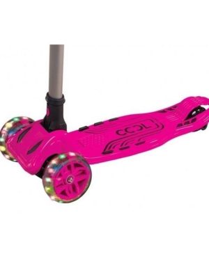 Тротинет со светлечки тркала Cool Wheels Maxi Twist розев (6+)