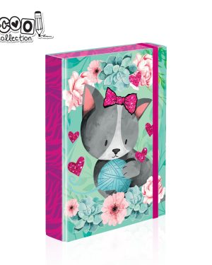 ПАПКА КАРТОНСКА СО ЛАСТИК 31 * 24 * 4.5СМ., KITTY