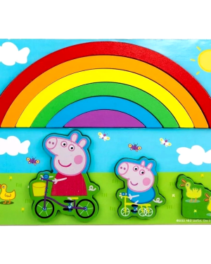 Сложувалка дрвена, Peppa pig