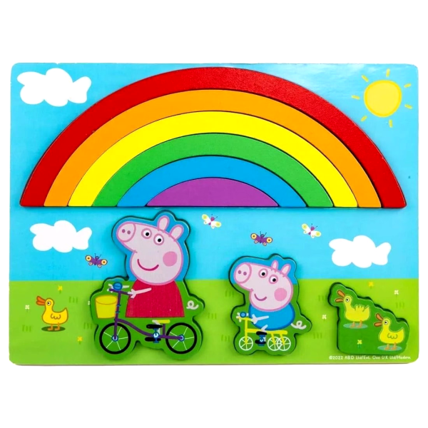 Сложувалка дрвена, Peppa pig