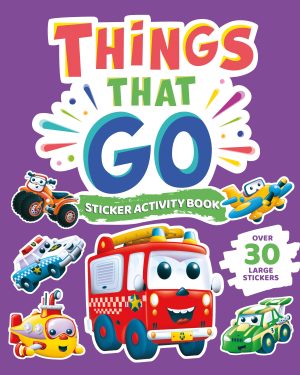 Things That Go Sticker Activity Book