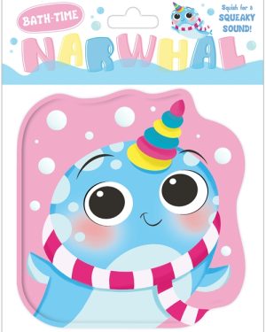 Shaped Bath Book 3 Narwhal