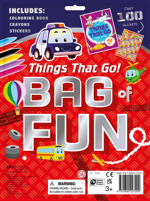 Activity Bags 2 Things That Go! Bag of Fun