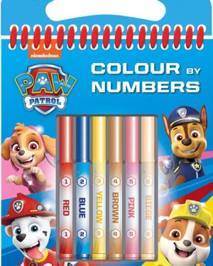 Боенка со активности Paw Patrol Colour By Numbers