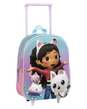 Ранец детски со тркала 3д GABBY´S DOLL
