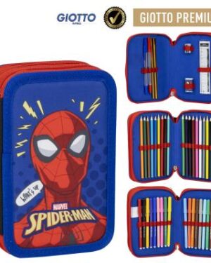 Етуа со училиштен прибор SPIDERMAN