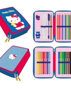 Етуа со училиштен прибор Hello Kitty