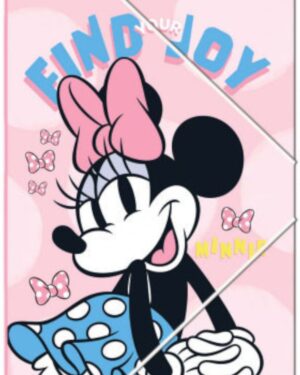 Папка со ластик А4 minnie