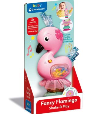 Играчка со звуци и движења Фламинго