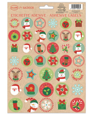 Налепници новогодишни и  божиќни мотиви