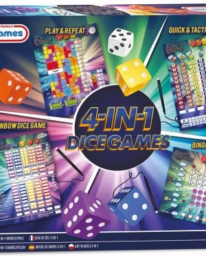 Друштвени игри со коцки 4 во 1